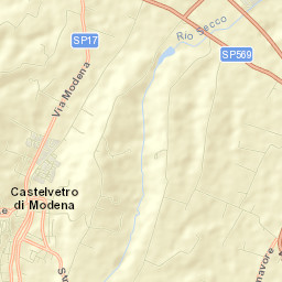 Castelvetro di Modena Street Map
