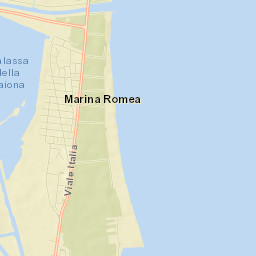 Marina Romea Street Map