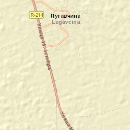 Lugavčina Street Map
