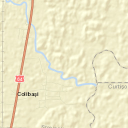 Comuna Strejeşti Street Map