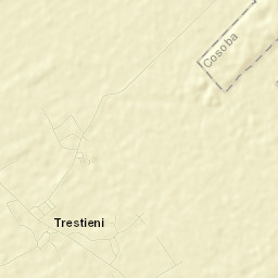 Trestieni Street Map