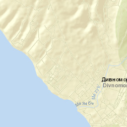 Divnomorskoye Street Map