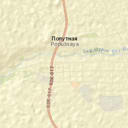 Poputnaya Street Map