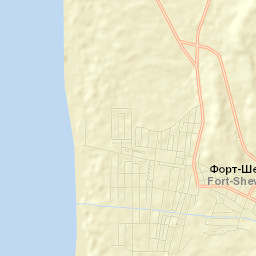 Fort-Shevchenko Street Map