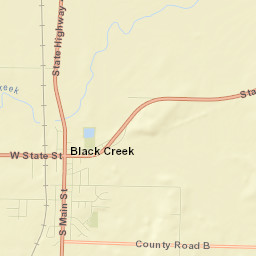 Black Creek Street Map