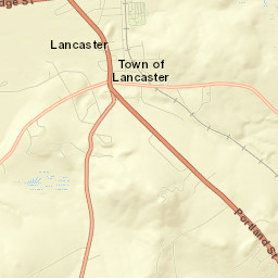Lancaster Street Map