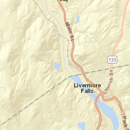 Livermore Falls Street Map