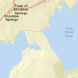Stockton Springs Street Map