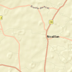 Noaillan Street Map