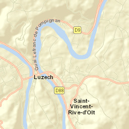Luzech Street Map