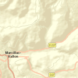 Marcillac-Vallon Street Map