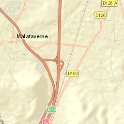 Malataverne Street Map