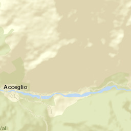 Acceglio Street Map