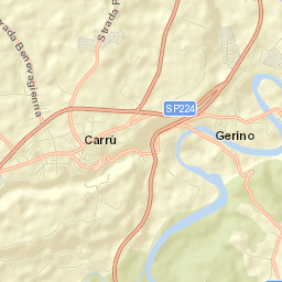 Carrù Street Map
