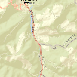 Castelletto Uzzone Street Map