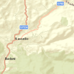 Sassello Street Map