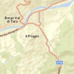 Borgo Val di Taro Street Map