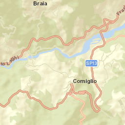 Corniglio Street Map