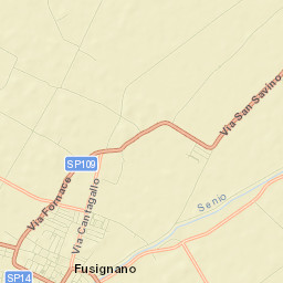 Fusignano Street Map