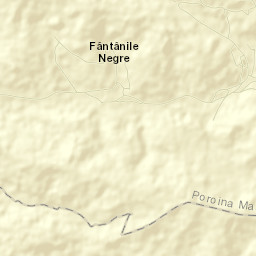 Poroina Mare Street Map