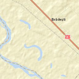 Brădeşti Street Map