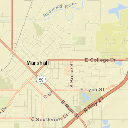 Marshall Street Map