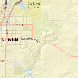 Northfield Street Map