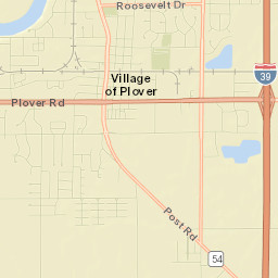 Plover Street Map