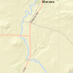 Manawa Street Map