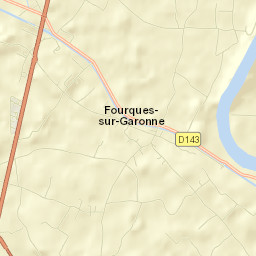 Fourques-sur-Garonne Street Map