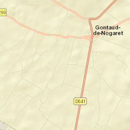 Gontaud-de-Nogaret Street Map