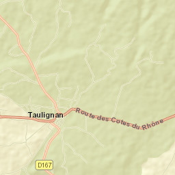 Taulignan Street Map