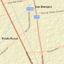 Roata Rossi Street Map