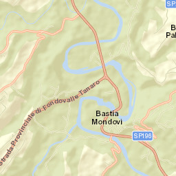 Bastia Mondovì Street Map