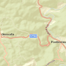 Giusvalla Street Map