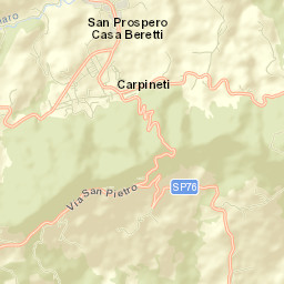 Carpineti Street Map