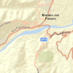 Marano sul Panaro Street Map