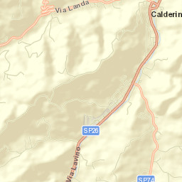 Calderino Street Map