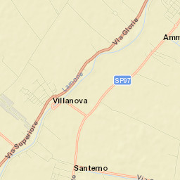 Santerno Street Map