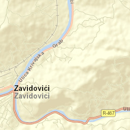 Zavidovići Street Map
