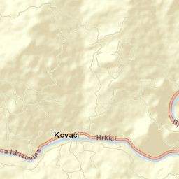 Kovači Street Map
