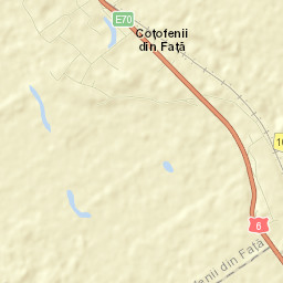 Coțofenii din Față Street Map