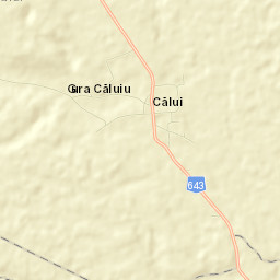 Comuna Cãlui Street Map