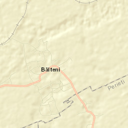 Comuna Bălteni Street Map