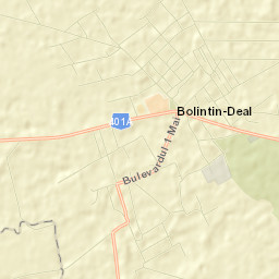 Comuna Bolintin Deal Street Map