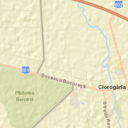 Ciorogârla Street Map
