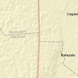Cegani Street Map