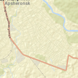 Apsheronsk Street Map