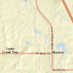 Manton Street Map