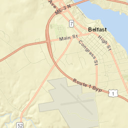 Belfast Street Map